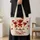 Santa Hat Martini Glasses for Christmas Cocktail Parties and Holiday Celebrations Quilted Tote Bag - 4