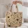 Coffee Cup and Latte Motifs for Cozy Café Days and Everyday Style for Coffee Lovers Quilted Tote Bag - 5