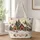 Snowy Christmas Village and Snowflakes for Cozy Holiday Winter Style Gift for Her Quilted Tote Bag - 1