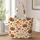 Thanksgiving Turkey Pumpkin Football Autumn Harvest Gift for Cozy Fall Gatherings Quilted Tote Bag - 1