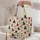 Retro Christmas Tree Sweater Motifs for Cozy Holiday Season Style and Festive Gifting Quilted Tote Bag - 5