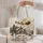 Santa Sleigh Reindeer Winter Village Holiday Cheer for Cozy Christmas Season Quilted Tote Bag - 5