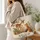 Woodland Owl Deer And Fox Forest Scene For Nature Lovers And Autumn Outings Quilted Tote Bag - 3
