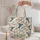 Hummingbird Wildflower Motif for Cottagecore Style, Spring Outings and Bird Lovers Quilted Tote Bag - 5