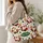 Jolly Santa Beer Holiday Motifs for Christmas Parties and Seasonal Gift Giving for Adults Quilted Tote Bag - 3
