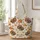 Autumn Turkey And Pumpkin Harvest For Thanksgiving Gatherings And Cozy Fall Lovers Quilted Tote Bag - 1