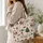 Christmas Tree Santa Cocoa Candy Cane Holiday Cheer for Cozy Seasonal Gift Giving Quilted Tote Bag - 3