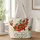 Cherry Tomato Vine Illustration for Cottage Garden Style and Summer Market Days Quilted Tote Bag - 1