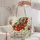 Cherry Tomato Vine Illustration for Cottage Garden Style and Summer Market Days Quilted Tote Bag - 5