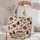 Red Christmas Sweater Motifs for Cozy Holiday Gatherings and Winter Gift Giving Quilted Tote Bag - 5