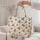 Cherry Heart Cardigan Motif For Sweet Everyday Style And Thoughtful Gifts For Cherry Lovers Quilted Tote Bag - 5
