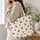 Cherry Heart Cardigan Motif For Sweet Everyday Style And Thoughtful Gifts For Cherry Lovers Quilted Tote Bag - 3
