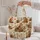 Autumn Bookish Cat and Wildflowers for Cozy Library Days and Reader Gifts Quilted Tote Bag - 5