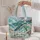 Sea Turtle Moonlit Shore Gift for Ocean Lovers, Beach Days, and Coastal Escapes Quilted Tote Bag - 5