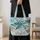 Sea Turtle Moonlit Shore Gift for Ocean Lovers, Beach Days, and Coastal Escapes Quilted Tote Bag - 4
