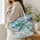 Sea Turtle Moonlit Shore Gift for Ocean Lovers, Beach Days, and Coastal Escapes Quilted Tote Bag - 3