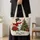 Festive Snowman, Christmas Tree and Wrapped Gifts for Cozy Winter Holiday Cheer for Her Quilted Tote Bag - 4