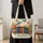 Open Book Wildflowers, Bluebird And Butterflies For Cozy Reading Nooks And Book Lovers Quilted Tote Bag - 4