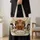 Highland Cow and Daisy Farmhouse Style for Cow Lovers and Country Living Quilted Tote Bag - 4