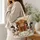 Highland Cow and Daisy Farmhouse Style for Cow Lovers and Country Living Quilted Tote Bag - 3