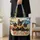 French Bulldog Trio in Hawaiian Paradise for Dog Lovers and Island Getaways Quilted Tote Bag - 4