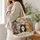 Four Realistic Cats with Floral Patchwork for Cat Lovers and Cozy Everyday Style Gift Quilted Tote Bag - 3