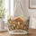 Woodland Mushroom Meadow for Cottagecore Nature Lovers and Cozy Autumn Outings Gift Quilted Tote Bag - 1