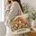 Woodland Mushroom Meadow for Cottagecore Nature Lovers and Cozy Autumn Outings Gift Quilted Tote Bag - 3