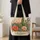 Cactus and Succulent Garden with Coral Blooms for Desert-Loving Women and Gardeners Quilted Tote Bag - 4