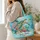 Sea Turtle Coral Reef Ocean Scene for Relaxed Coastal Beach Days and Ocean Lovers Quilted Tote Bag - 3