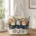 Three Curious Kittens in Denim Pockets for Cat Lover Gifts and Everyday Style Charm Quilted Tote Bag - 1