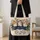 Three Curious Kittens in Denim Pockets for Cat Lover Gifts and Everyday Style Charm Quilted Tote Bag - 4