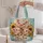 Three Piglets and Sunflowers for Farmhouse Country Living and Pig Lover Gifts for Women Quilted Tote Bag - 5