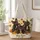 French Bulldog Trio With Autumn Leaves for Dog Lovers and Fall Outings Quilted Tote Bag - 1