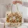 Three Chihuahua Puppies with Autumn Leaves for Cozy Fall Outings and Dog Lovers Quilted Tote Bag - 5