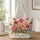 Colorful Tulip and Butterfly Garden for Spring Outings and Flower Lovers Quilted Tote Bag - 1
