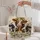Daisy Crowned Cow Trio for Farmhouse Living, Spring Gatherings and Country Gifts for Her Quilted Tote Bag - 5