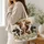 Daisy Crowned Cow Trio for Farmhouse Living, Spring Gatherings and Country Gifts for Her Quilted Tote Bag - 3