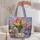 Moonlit Tulips and Lavender for Romantic Garden Lovers and Thoughtful Evening Gifts Quilted Tote Bag - 5
