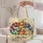 Colorful Sheep Family for Farm Visits and Cozy Country Days for Animal Lovers Quilted Tote Bag - 5