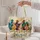Colorful Farmhouse Rooster and Hen Motif for Rustic Country Living and Chicken Lovers Quilted Tote Bag - 5