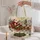 Santa and Reindeer Christmas Scene for Holiday Outings and Seasonal Gifting for Her Quilted Tote Bag - 5