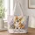 Golden Corgi Among Lavender Blooms for Spring Walks and Thoughtful Gifts for Dog Lovers Quilted Tote Bag - 1