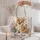 Golden Corgi Among Lavender Blooms for Spring Walks and Thoughtful Gifts for Dog Lovers Quilted Tote Bag - 5