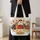 Whimsical Chicken Ladies for Farmhouse Charm and Market Days, Gift for Hen Lovers Quilted Tote Bag - 4
