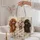 Three Floral Poodles for Dog Lover Gifts and Everyday Companionship, Vintage Canine Charm Quilted Tote Bag - 5