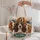 Basset Hound Friends for Cozy Cottage Errands and Everyday Gifts for Dog Lovers Quilted Tote Bag - 5