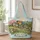 Storybook Cottage Village and Wildflower Meadow for Cozy Country Living and Gifting Quilted Tote Bag - 1