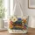 Vintage Books and Wildflowers for Cozy Cottagecore Reading Lovers and Book Nook Decor Quilted Tote Bag - 1