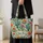 Desert Cactus and Wildflower Garden for Boho Botanical Home Living Quilted Tote Bag - 4